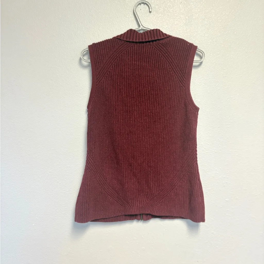 Pendleton  Maroon Knit Vest - Image 3