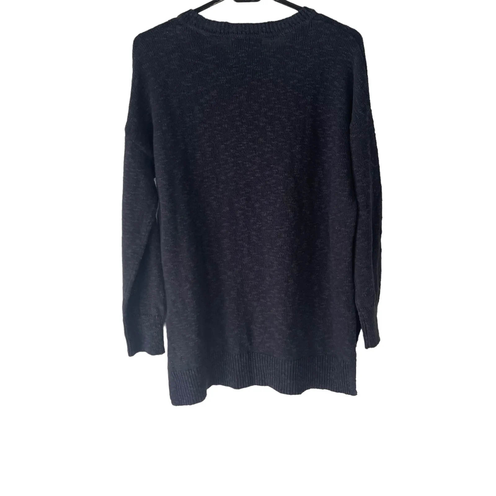 Rachel‎ Zoe Size Small Blue Tight Knit Oversized Sweater - Image 4