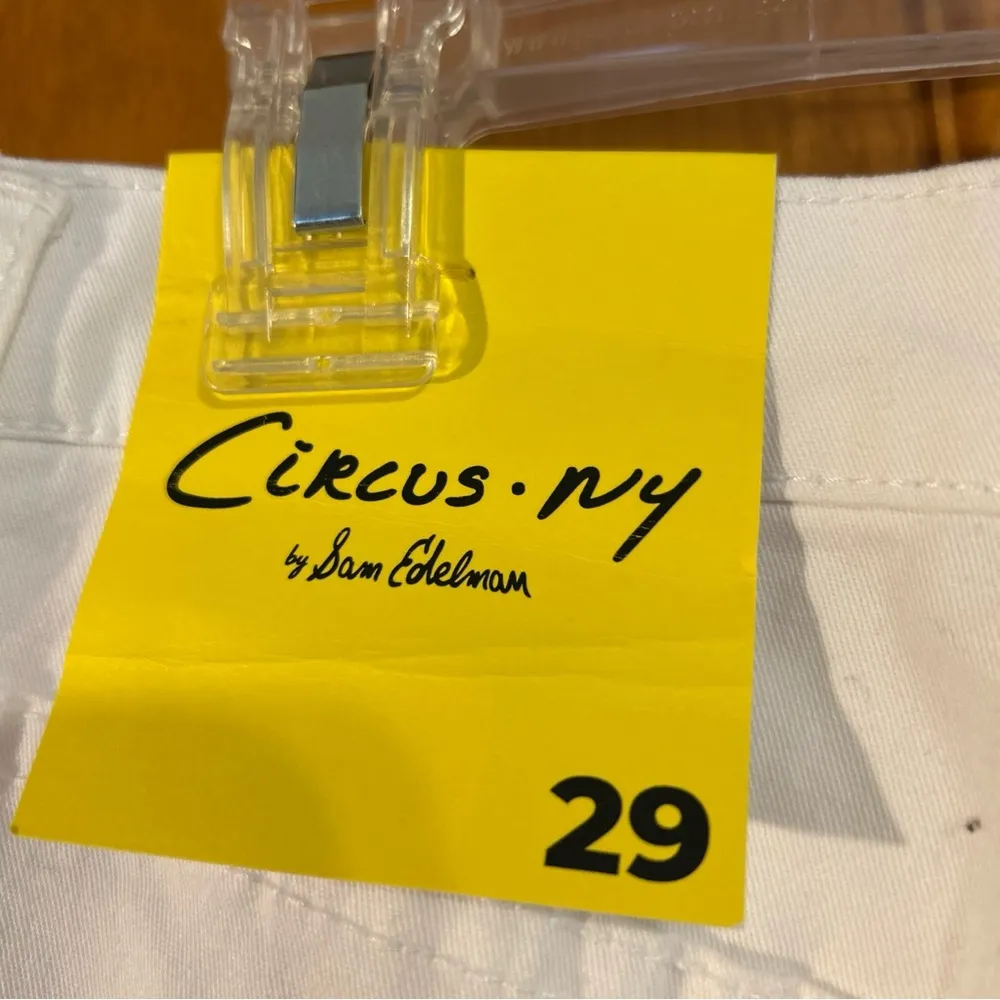 Circus by Sam Edelman White Denim Pocket  with Silver Label Sz 29-NWT - Image 6