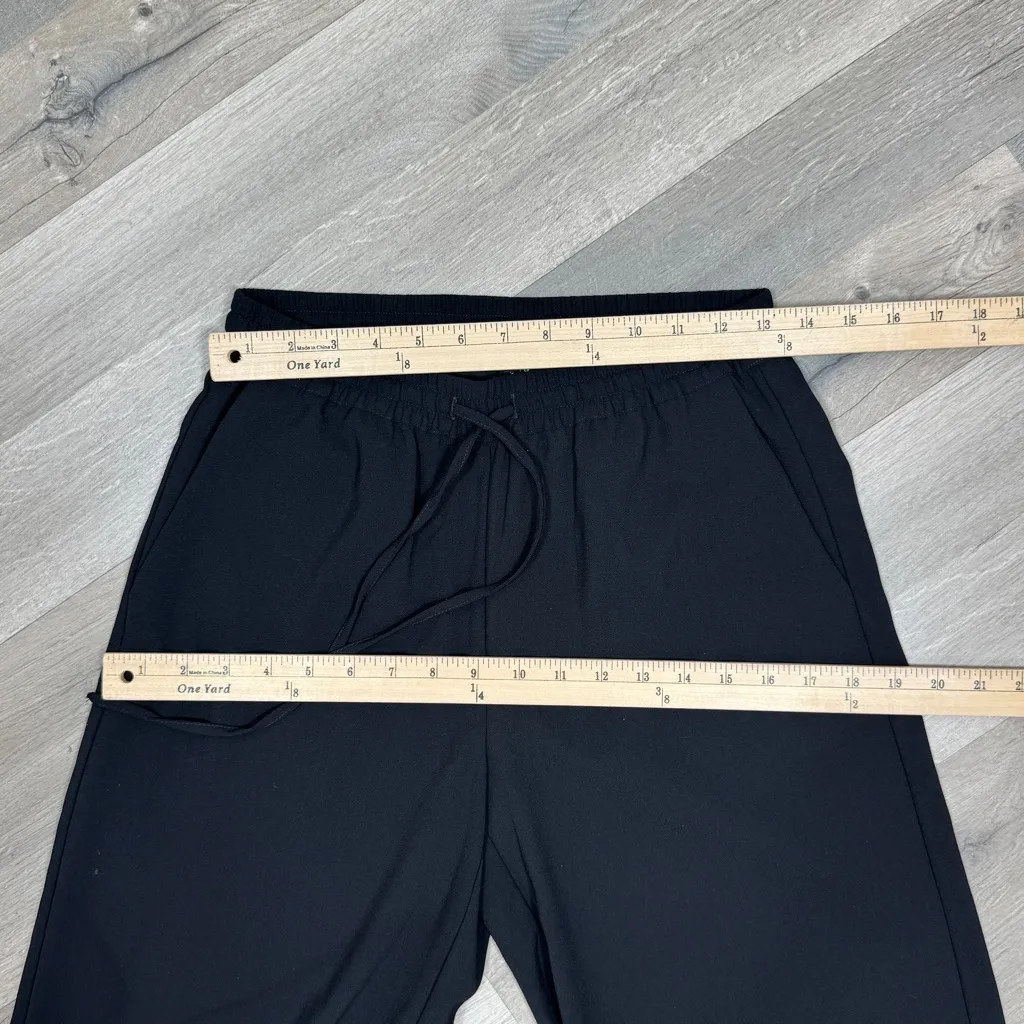 Vero Moda Stormi Tie Cuff Wide Leg High Waist Slouchy Pants Black Small - Image 10