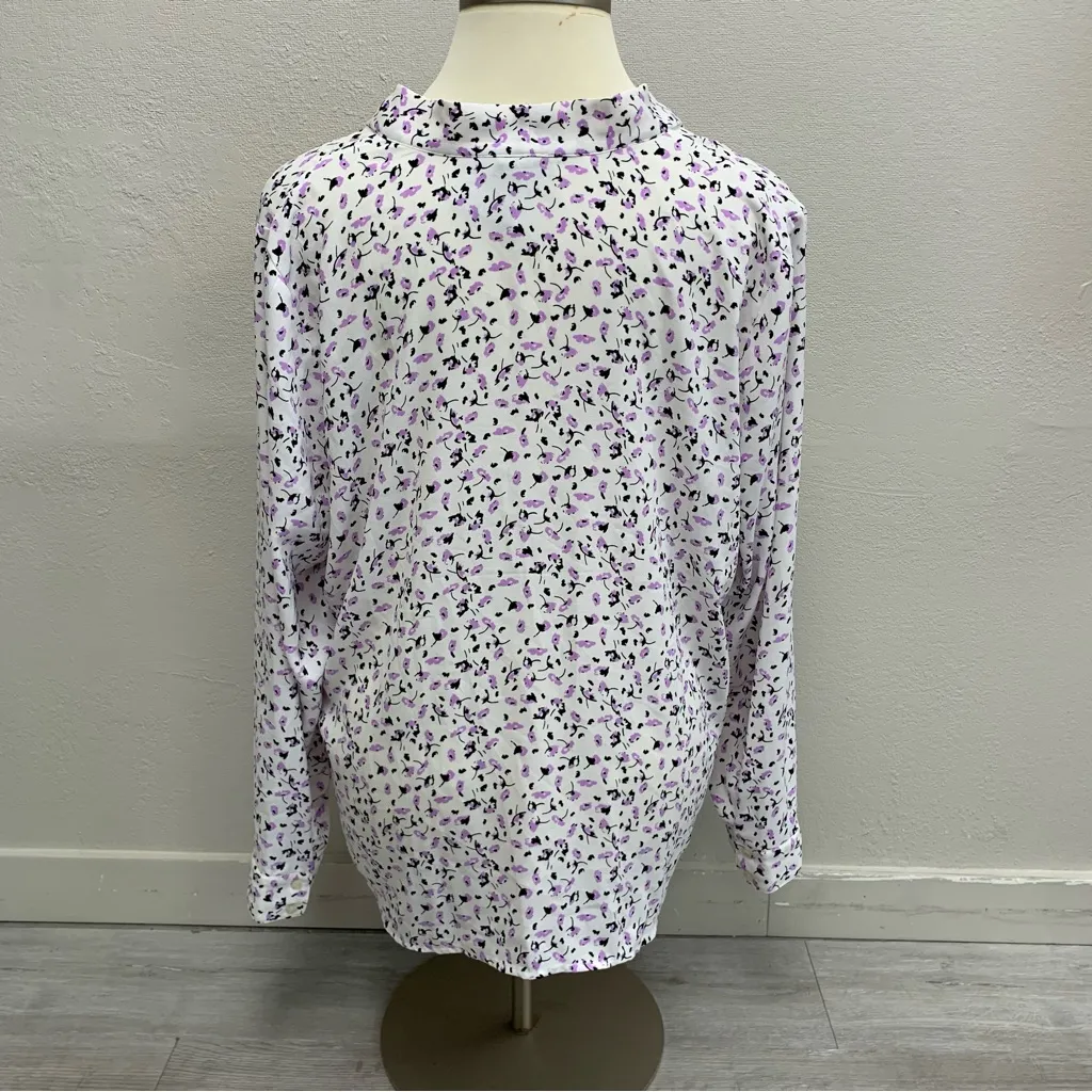 Halogen Floral Blouse.  Size 3X - Image 2