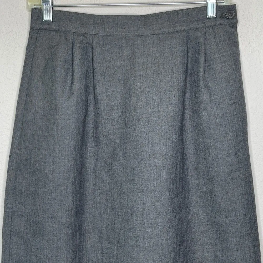 Vintage‎ Skirt Gray Size undefined - Image 2