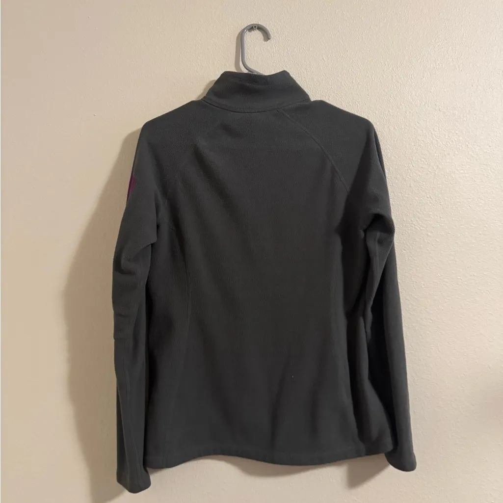 Eddie Bauer Dark Gray Fleece Pullover - Image 3