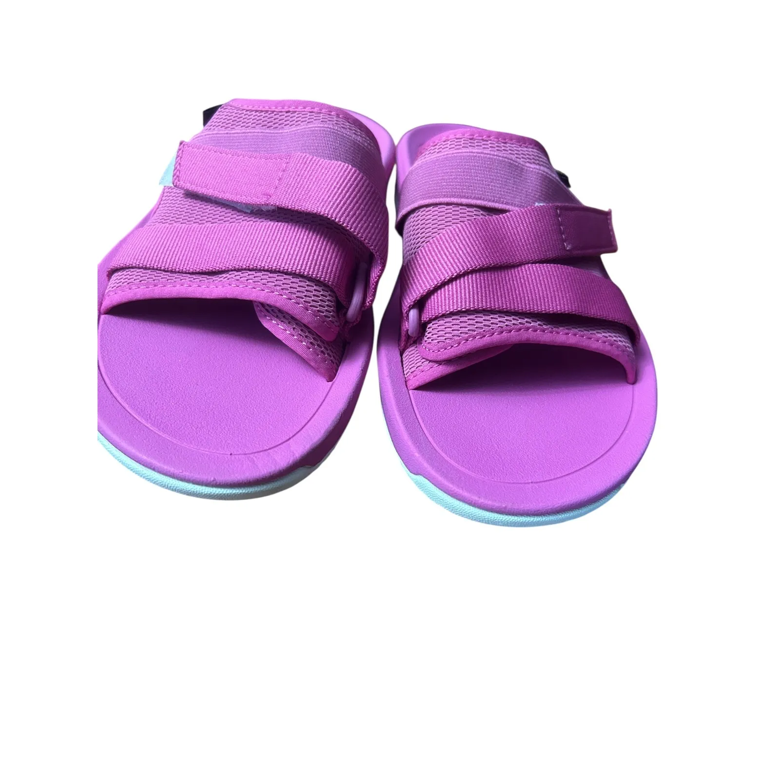 Pink Adjustable Sport Slide Sandals Women's 4 Casual Comfort Travel Summer Shoes - Image 3
