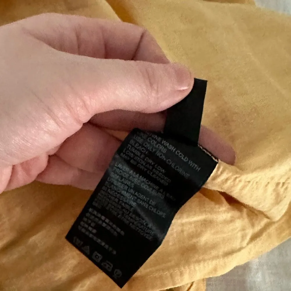 Urban Outfitters Women’s Small Magpie Yellow Cherry Mini Dress Puff Sleeves - Image 8