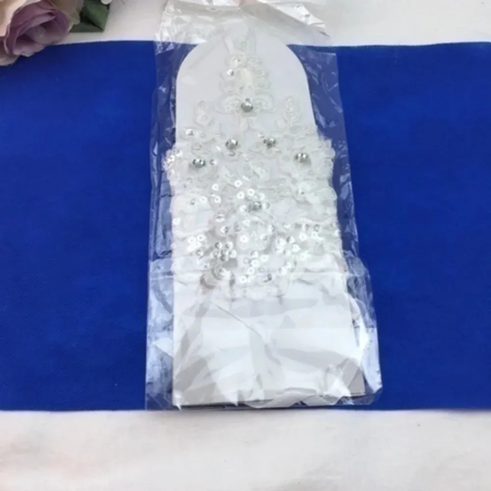 Bridal gloves one size White - Image 4