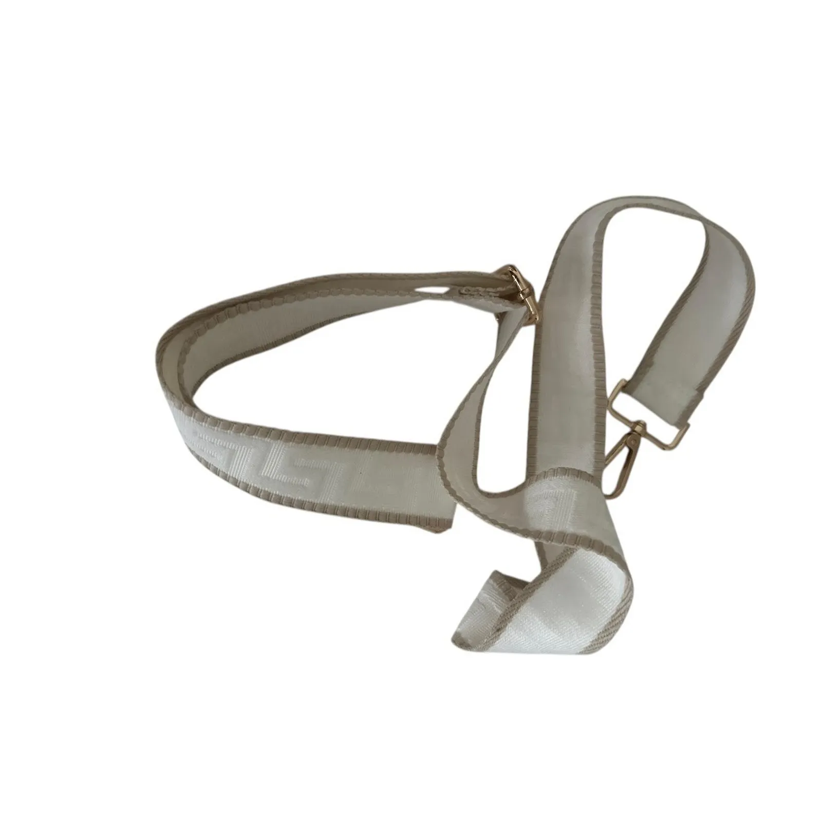 Brahmin Finley Carryall Satchel Bag Large Croc Embossed Leather Tan Cream Purse - Image 8