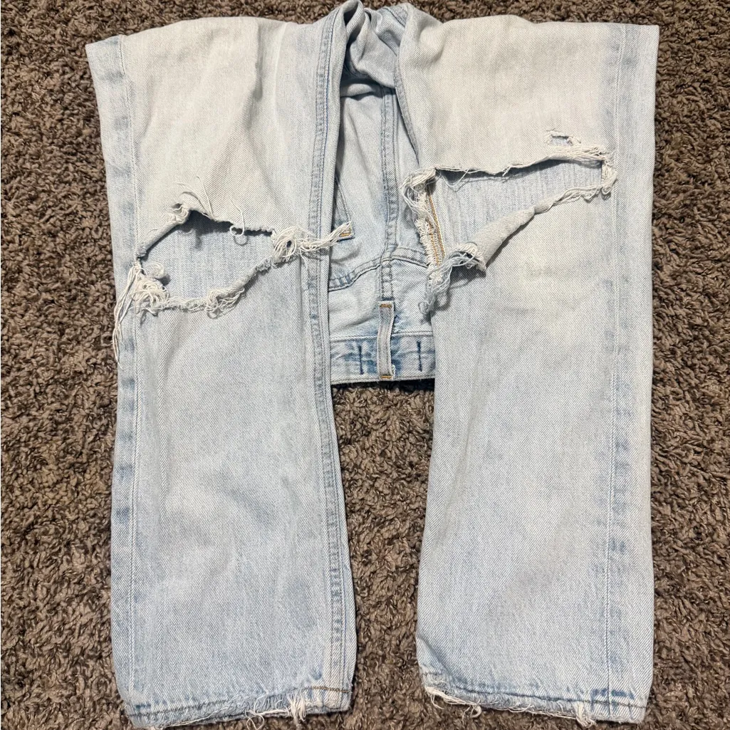 AGOLDE  Riley Ripped Jeans - Image 4