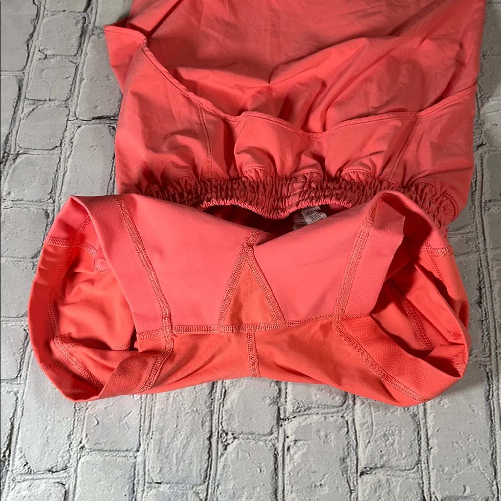 Lululemon Hotty Hot High Rise Skirt Skort Lined Coral women’s size 4 - Image 6