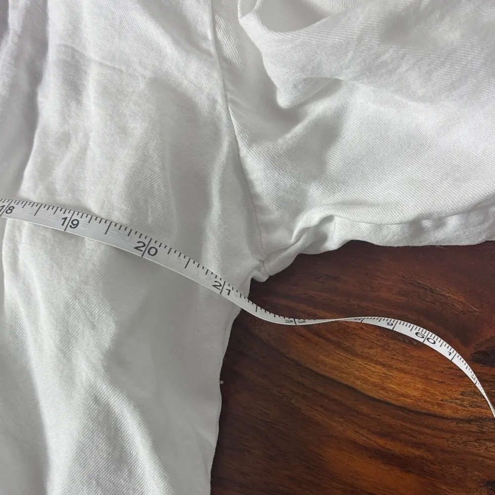 Velvet Heart White Button Up Long Sleeve Shirt Tencel XL - Image 6