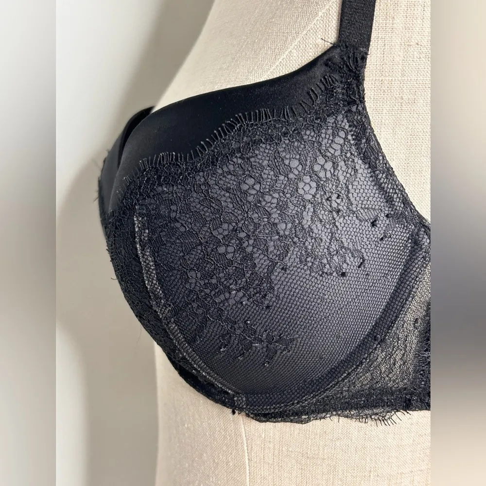 Victoria’s Secret Very Sexy Black Lace Corset Push-Up Bra size 32DD - Image 8