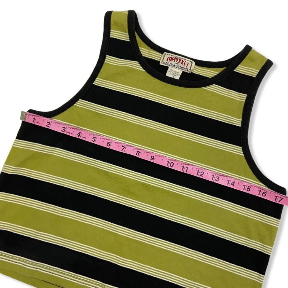 Striped Crop Tank by Copper Key Clothing Co. - Image 5