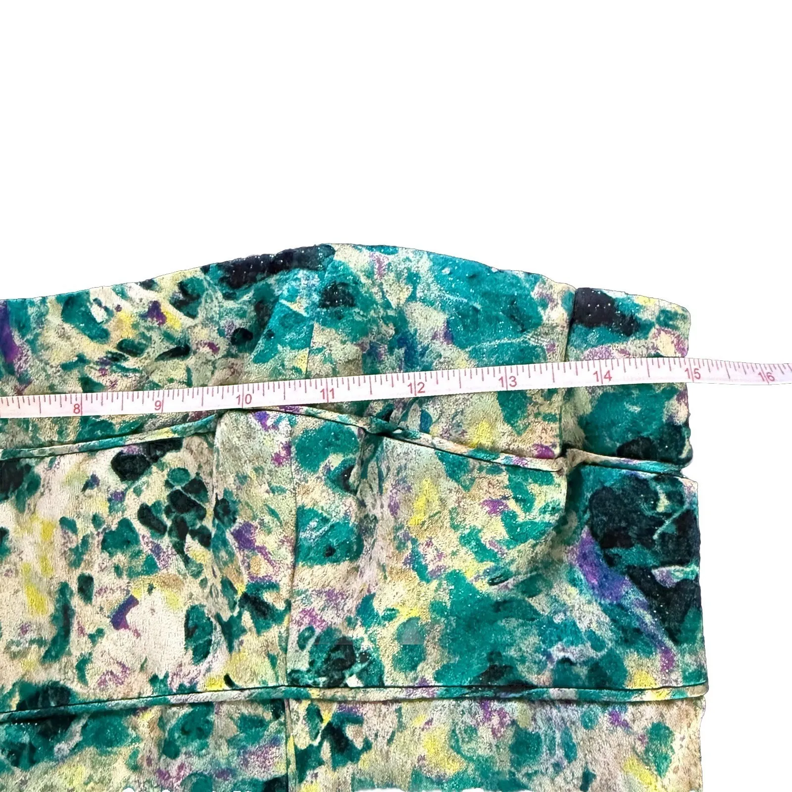 Silk Strapless Mini Dress Women's Sz 8 Floral Multicolor Tiered Ruffle Party - Image 6