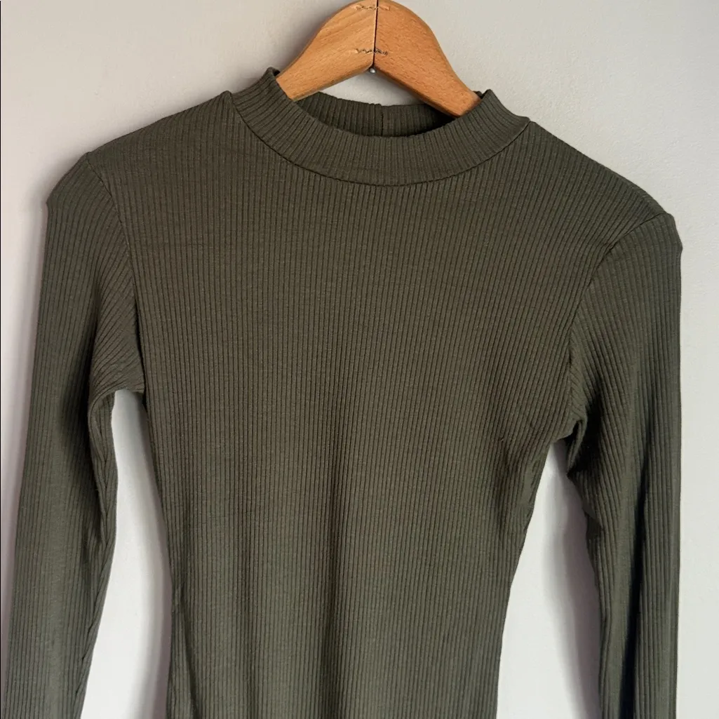 Farm Rio long sleeve ribbed bodysuit Medium - Image 3