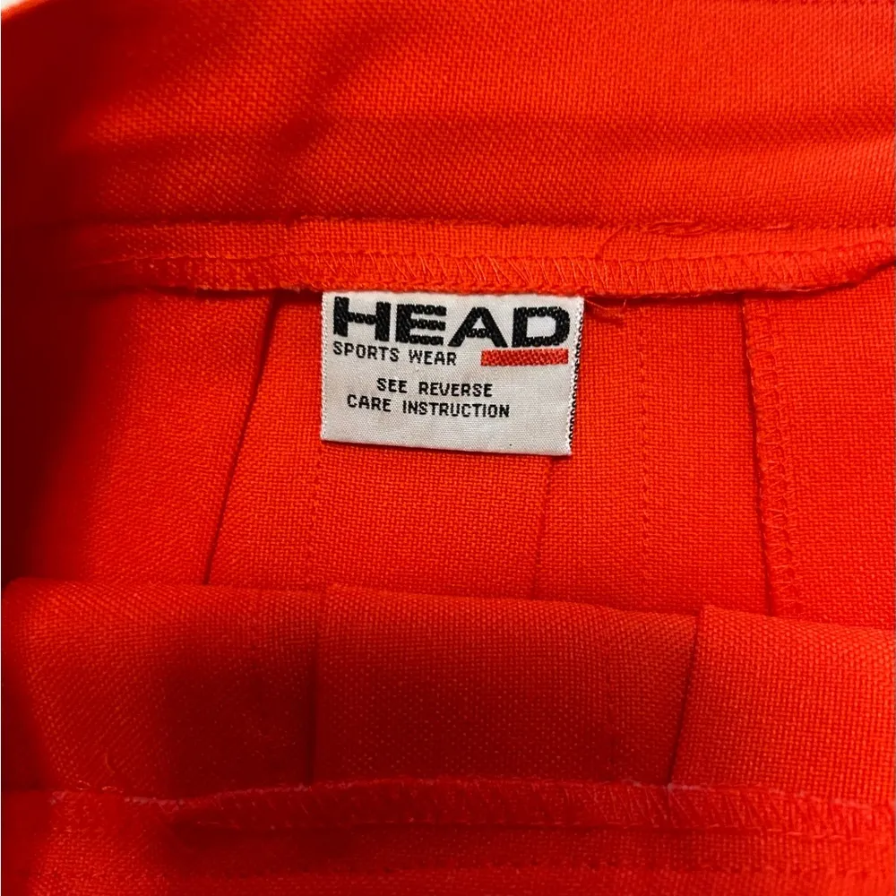 Head orange pleated tennis skirt - Image 3