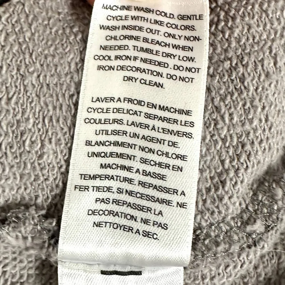 Splendid Crew Neck Sweater, Long Sleeve Leopard Knit, Black, Grey Girls 14 NWOT - Image 9