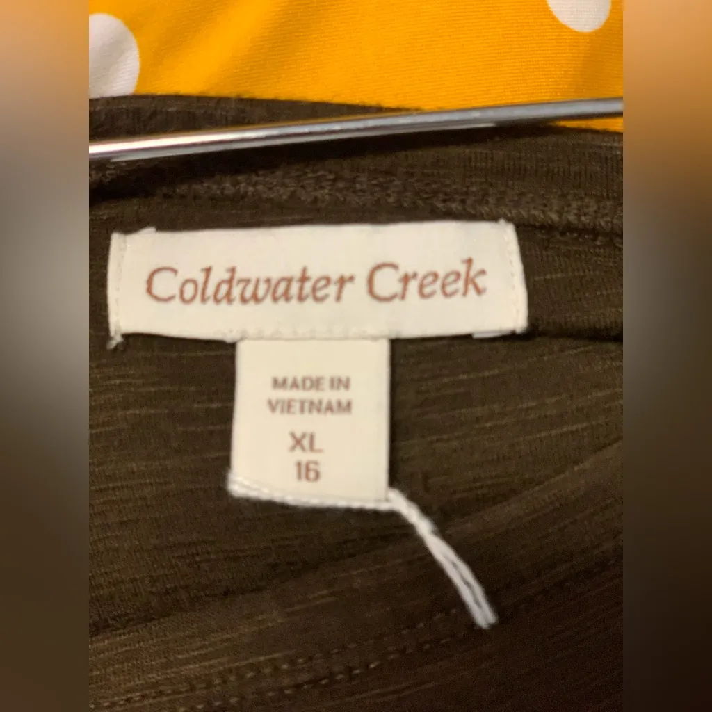 Cold water Creek Elegant Brown Midi Skirt.    Size-X-Large/16 - Image 4