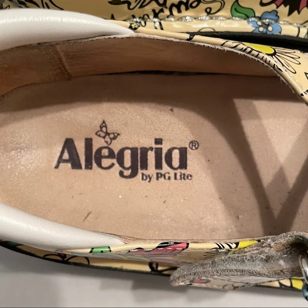 Alegria Dayna Mary Jane Floral Shoes Sew Hope Grow Love DAY-353 Sz US 5.5 EU 36﻿ - Image 6
