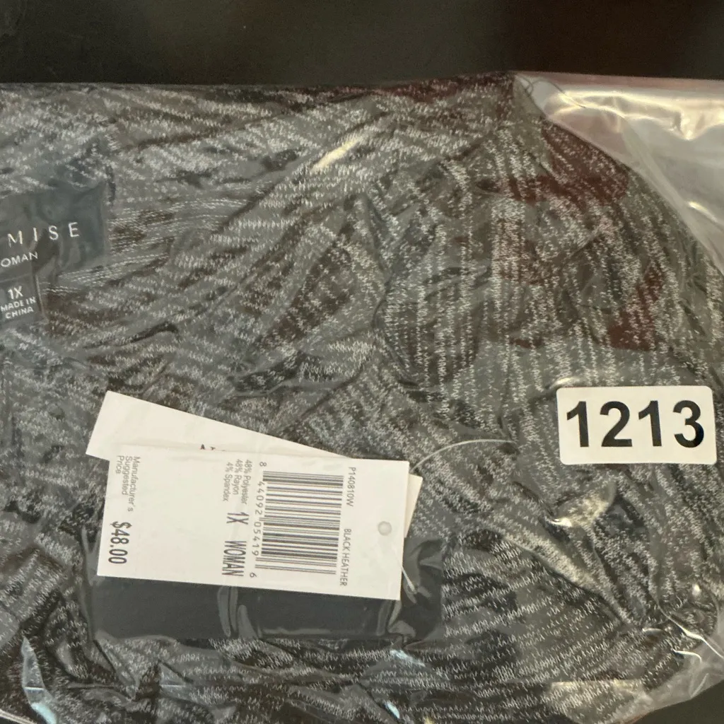 Premise Gray Dolman Sleeve Sweatshirt - Image 5