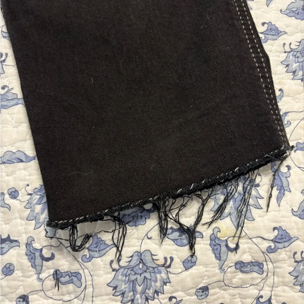 Hollister Black Jeans street wear ultra High rise size 5 R Juniors - Image 2