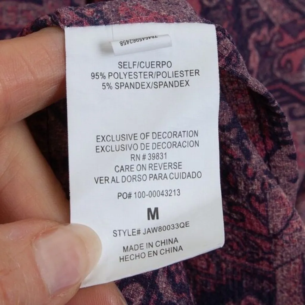 Mason & Belle Womens Open Front Kimono Size M Tassels Hippie Aztec Southwestern - Image 7