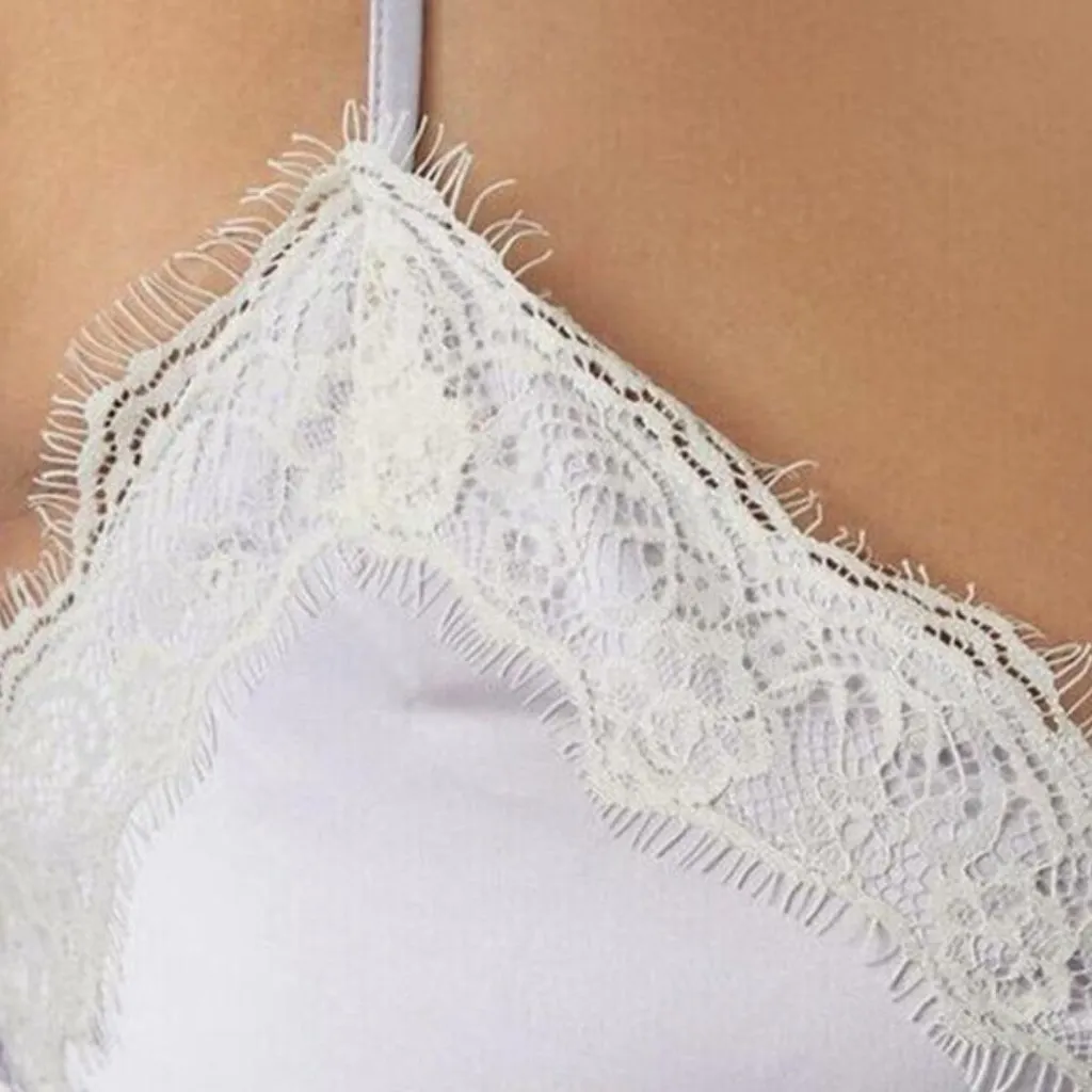 Forever 21 Babydoll Cami Top Womens 2X Dusty Lavender Satin Lace Fairy Coquette - Image 11