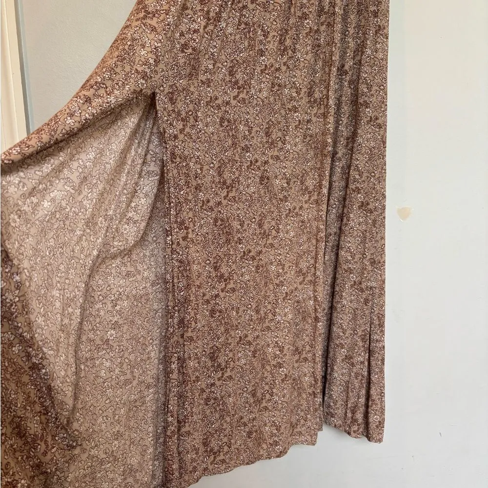 Elegant Brown Off-Shoulder Dress - Image 2