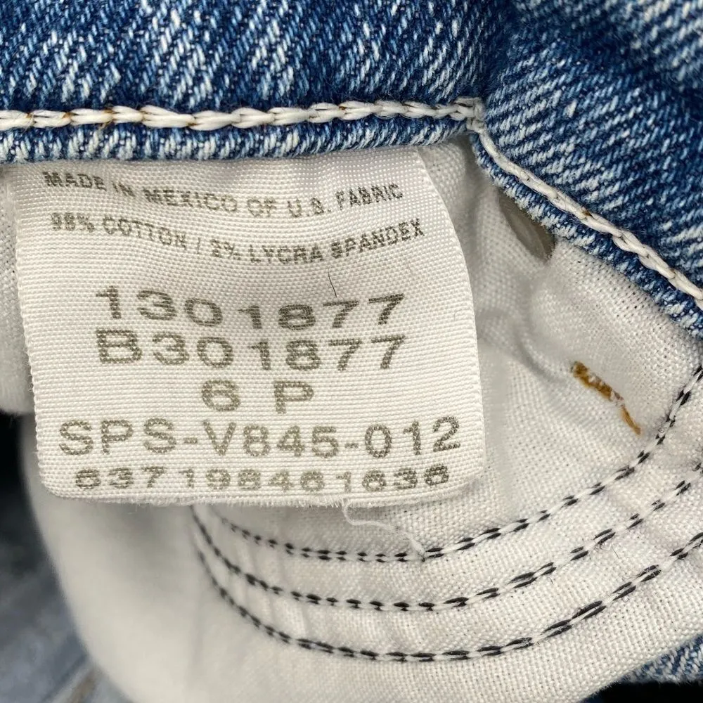 Vintage Lee‎ Riders Jeans Blue Size 6P - Image 5