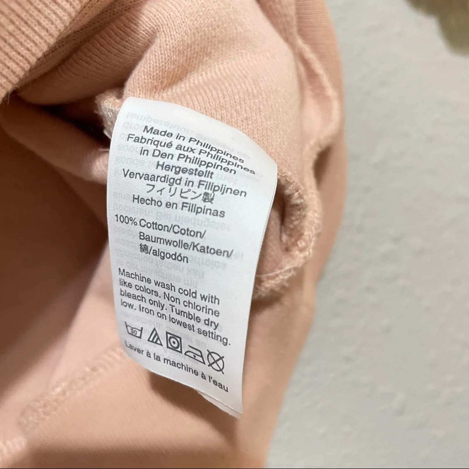 J Crew Peach Puff Short Sleeve Sweater Womens XXS Boxy Fit Fall Preppy Crew Neck - Image 4