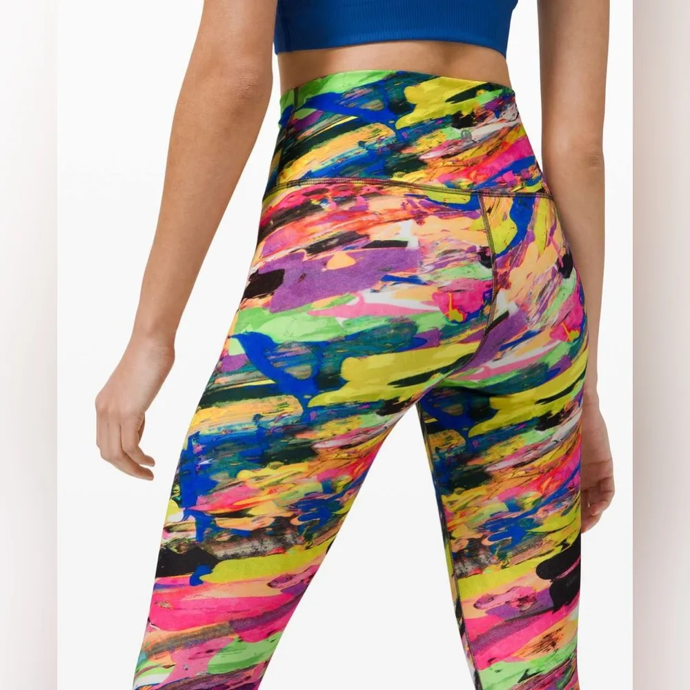 LULULEMON Wunder Train High-Rise Tight Legging 25" in Catalyst Multi Size 4 - Image 6