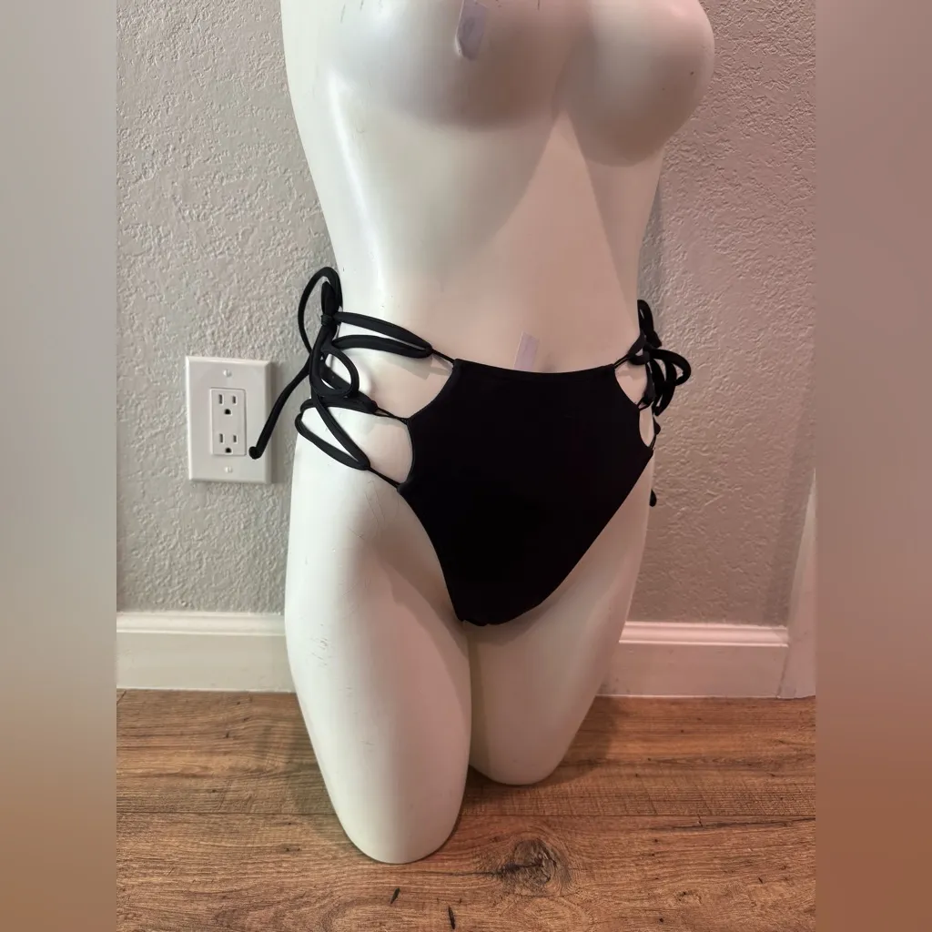 NEW RAD Polewear Pole Swim Tie Me Up Shorts Black size S - Image 3