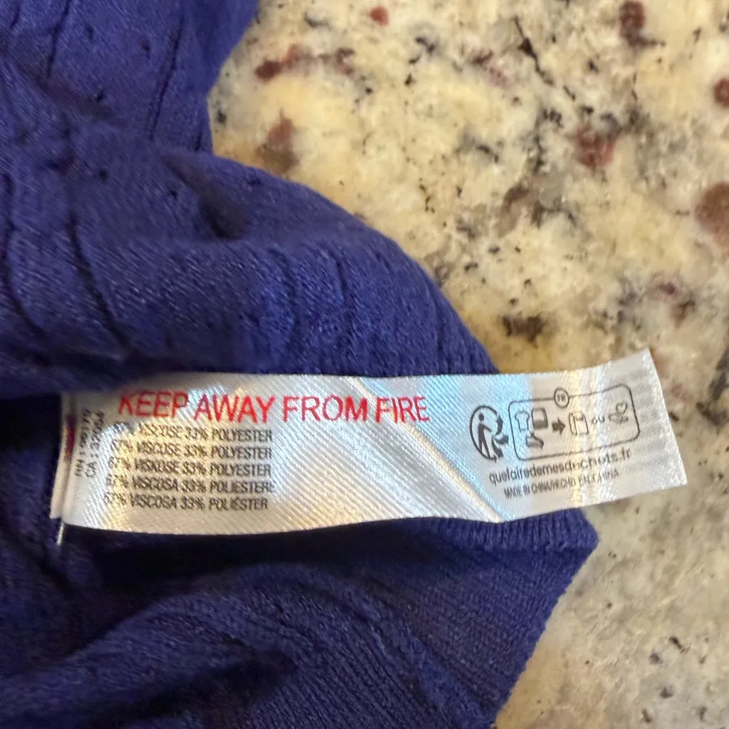 Free People  Blue Crop Top - Image 3