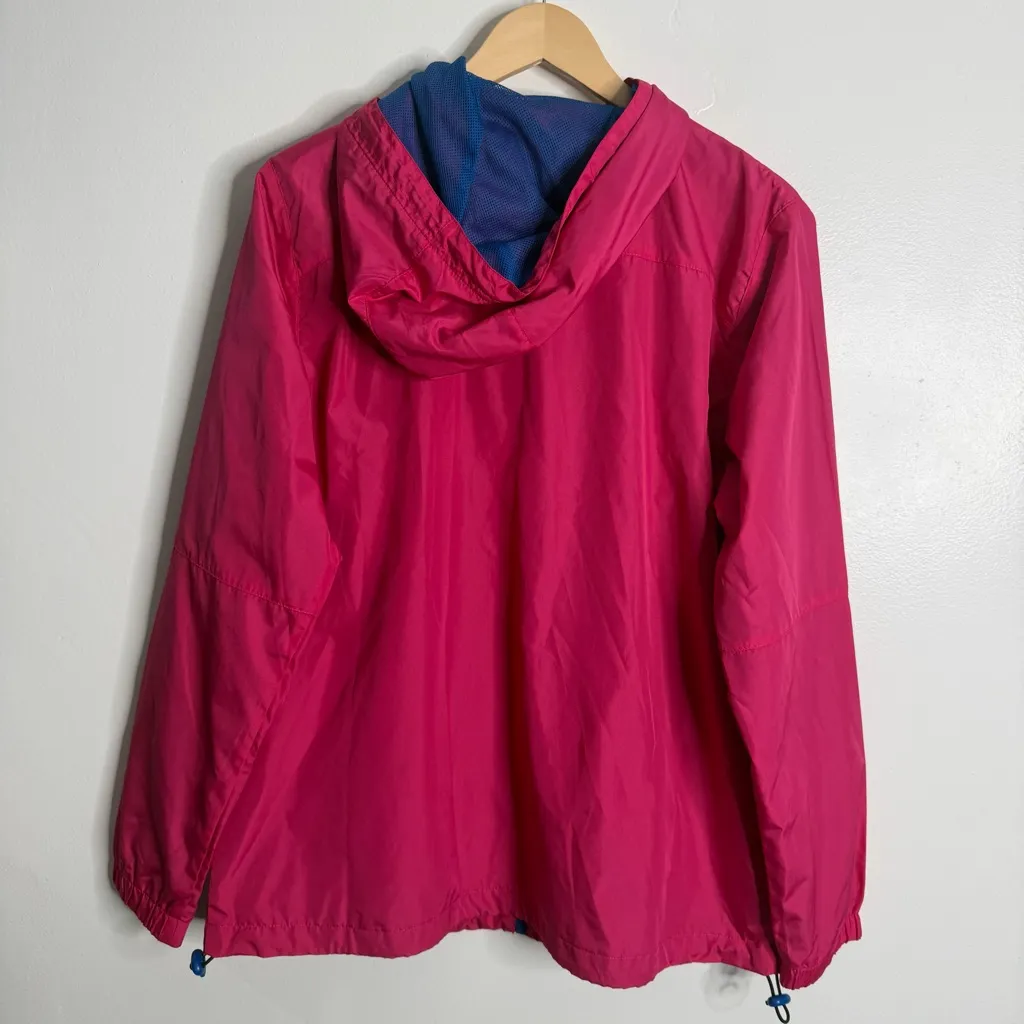 Walt Disney World Women’s Pink Large Windbreaker With Pockets Hooded With Logo - Image 2