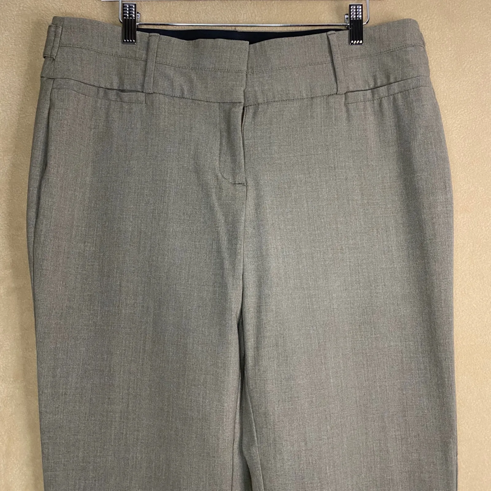 Maurices Women Tan Dress Pants Trousers Sz 13/14 Reg Bootcut Office Career EUC - Image 3
