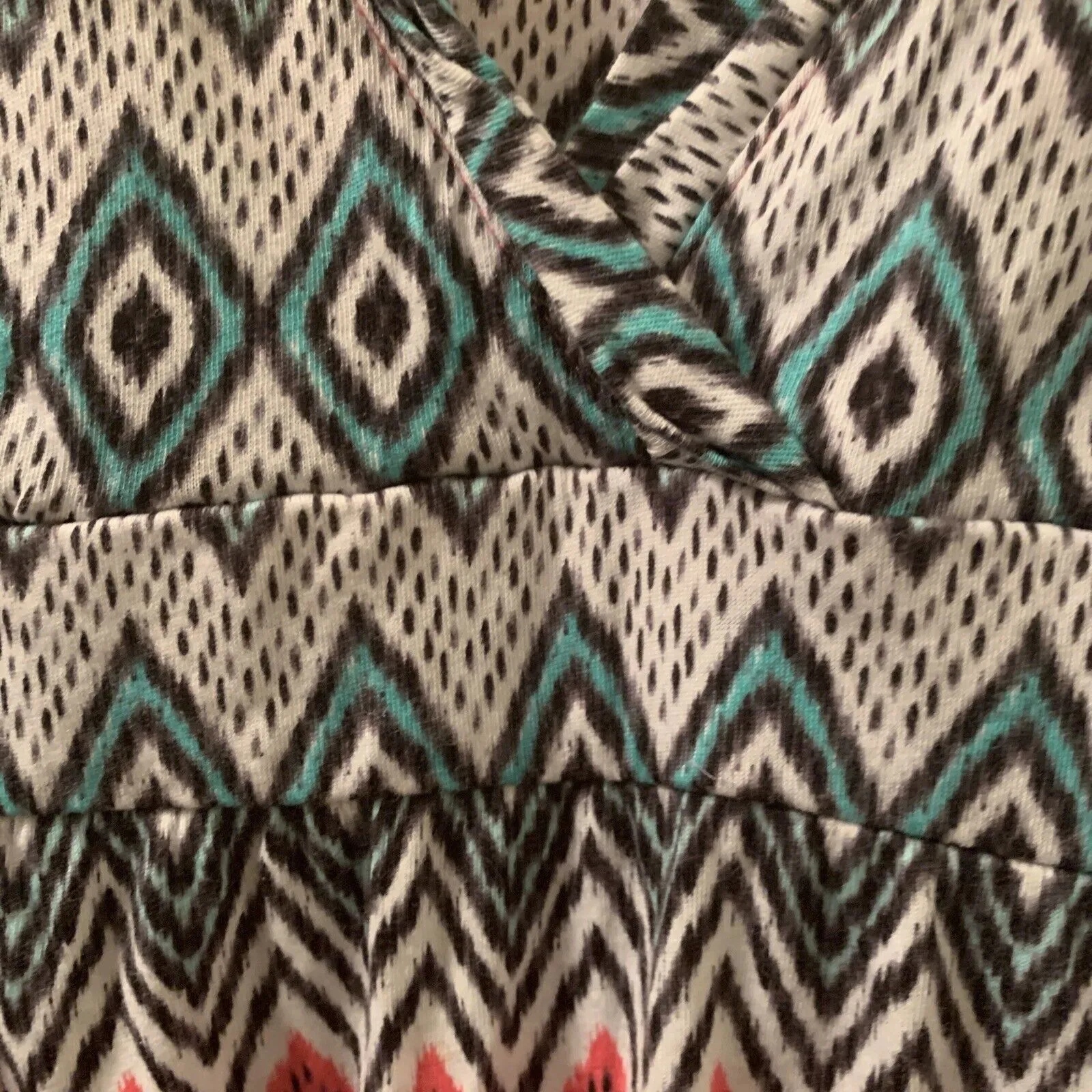 Women's Geometric Print Sleeveless Camisole Dress Tank Size Unknown - Image 5