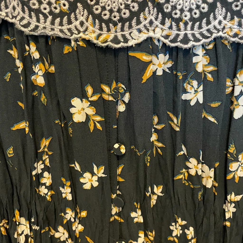 Lovestitch Navy Floral Maxi Dress - Image 4