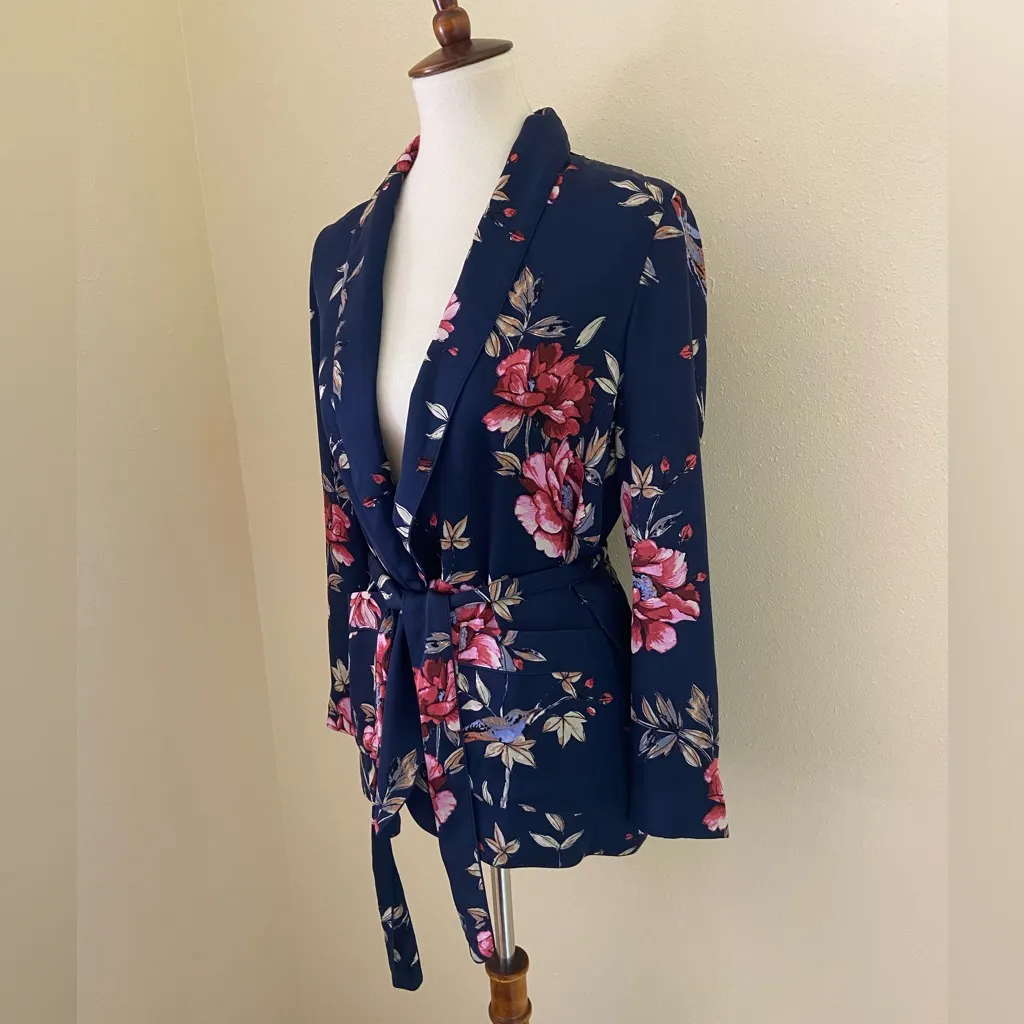 Joie Silk Floral Anasophia Blazer - Image 5
