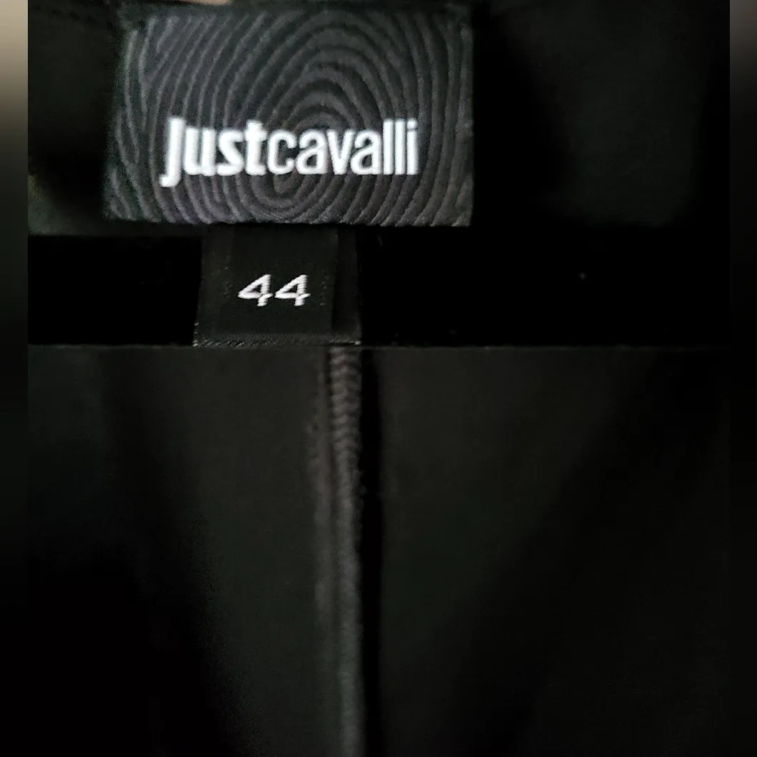 Just Cavalli Black Silk Assymetrical Top - Image 5