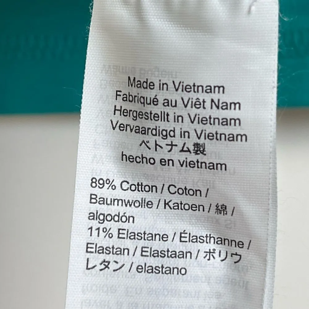 J. Crew Weekend Cotton Stretch High Rise Bike Shorts (Teal) - XS - Image 6