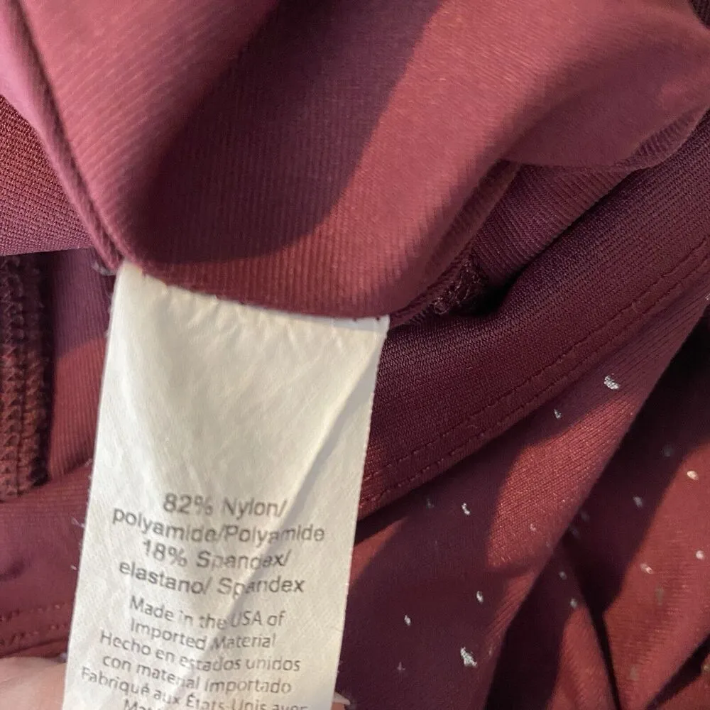 Beyond Yoga Alloy Ombre Legging red w silver speckle leggings size XS Womens - Image 5