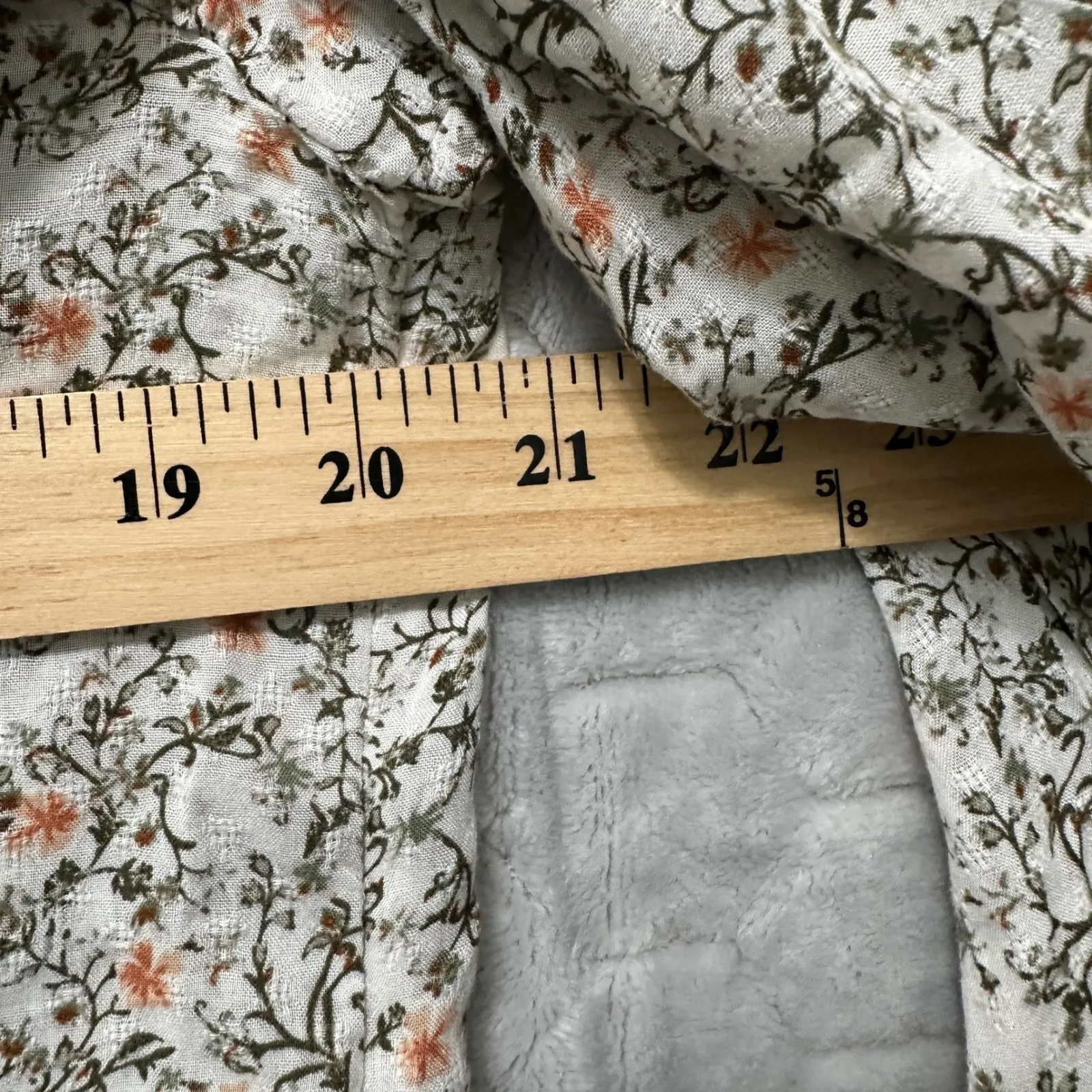 Hinge XS Floral High Low Tunic Blouse Cottagecore Boho Romantic‎ Lightweight - Image 6