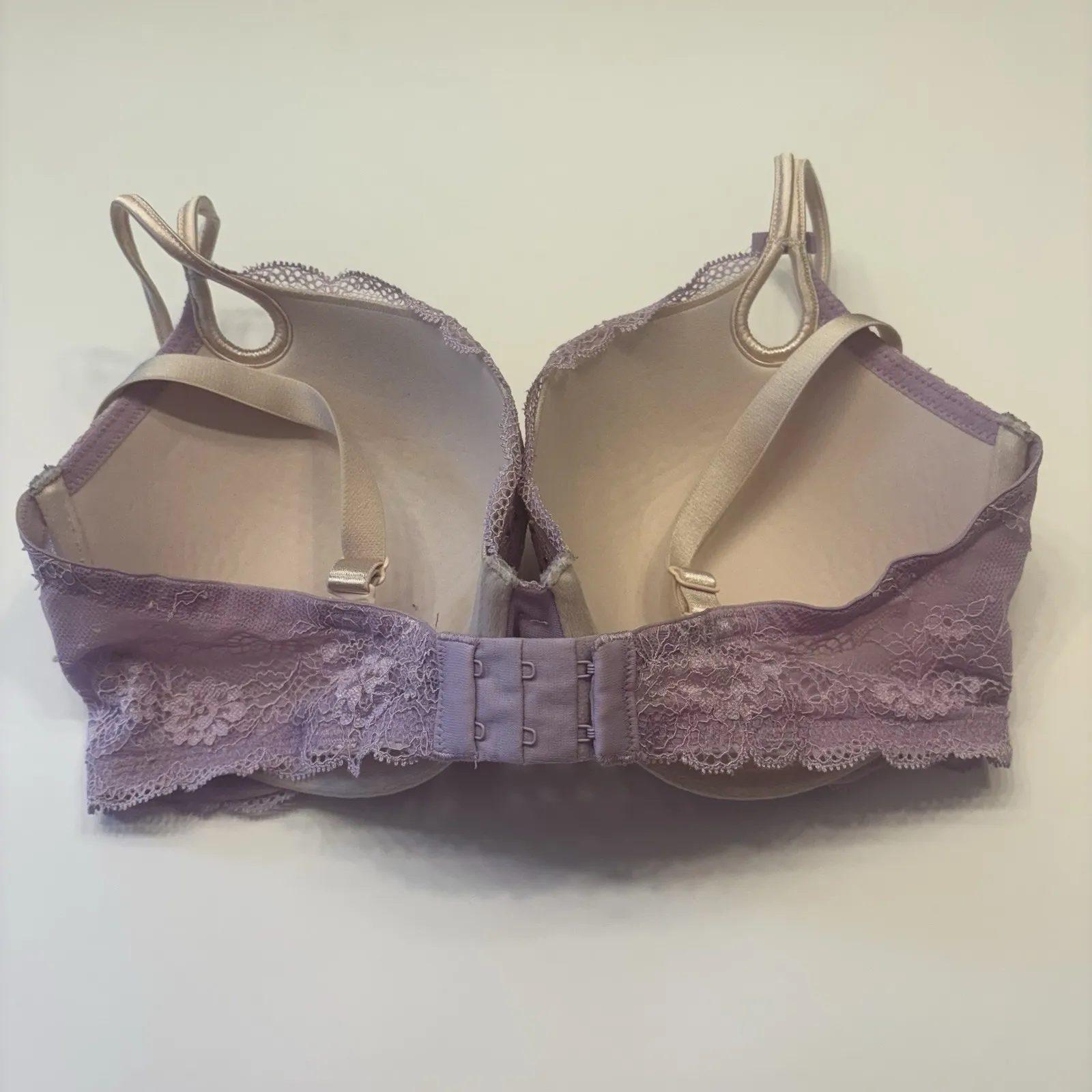 Victoria's Secret‎ Sexy Little Things Bra Purple Lace Rhinestone Bling Size 36DD - Image 3