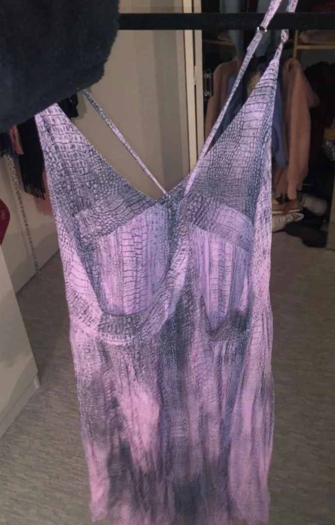 Purple Mini Dress - Image 3