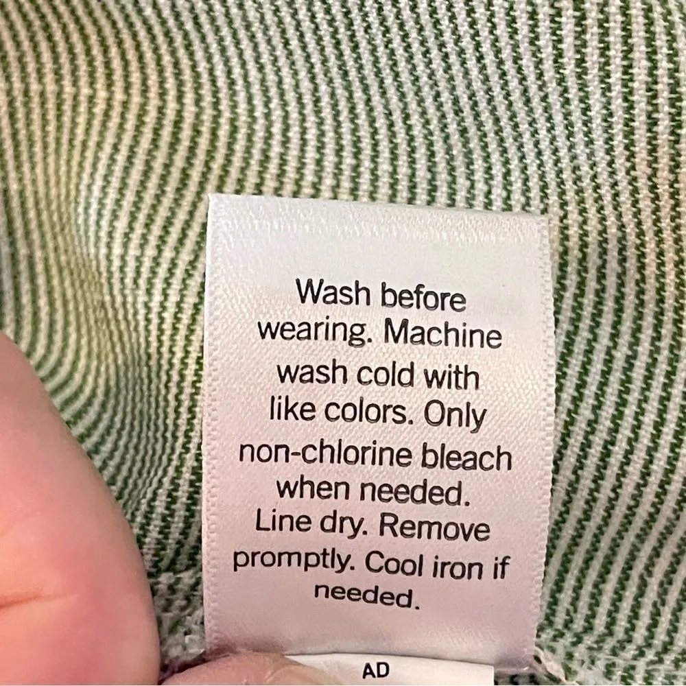 NEW‼️LAUREN CONRAD Pinstripe Ruffle Peplum Sleeveless Top w/‎ Belt, 1X - Image 8