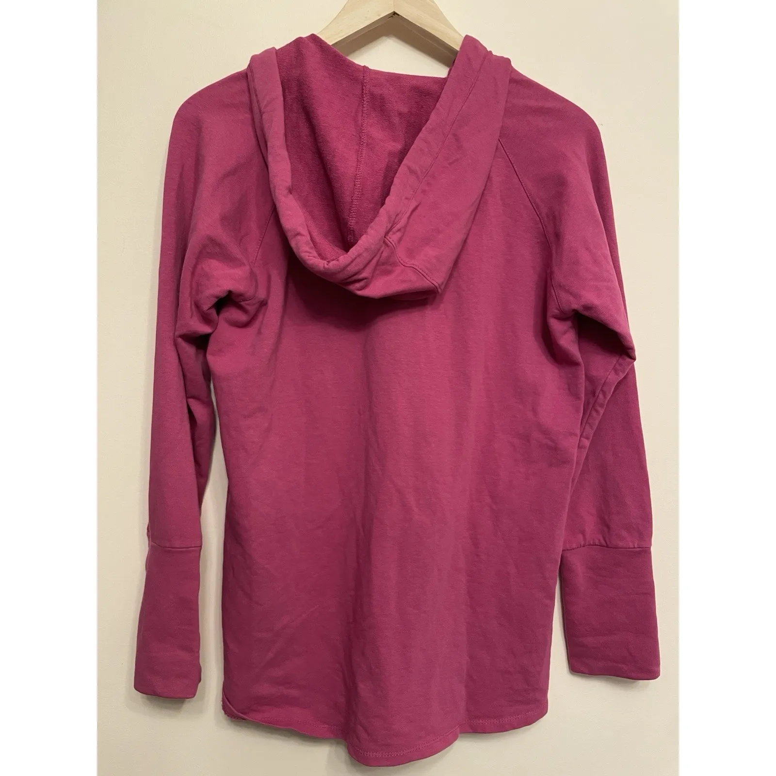 Cuffy's Cape Cod Hoodie Sweatshirt Women Large Pink Magenta Embroidered Pullover - Image 3