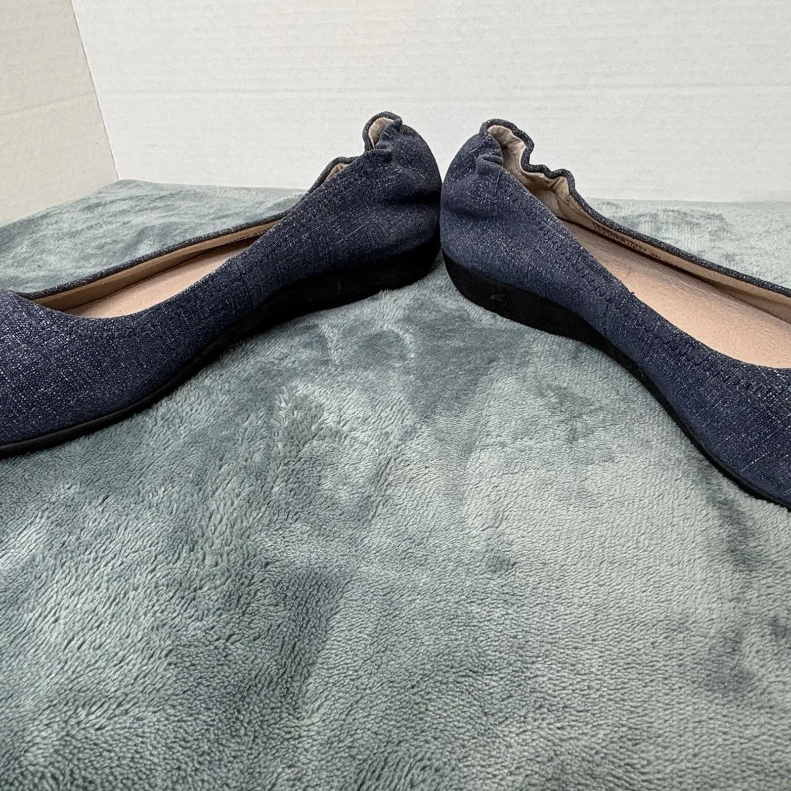 Abeo B.I.O.Systems® TAMMY WOMENS ORTHOTIC NAVY FLATS SZ 9 Chic Casual Denim Blue - Image 5