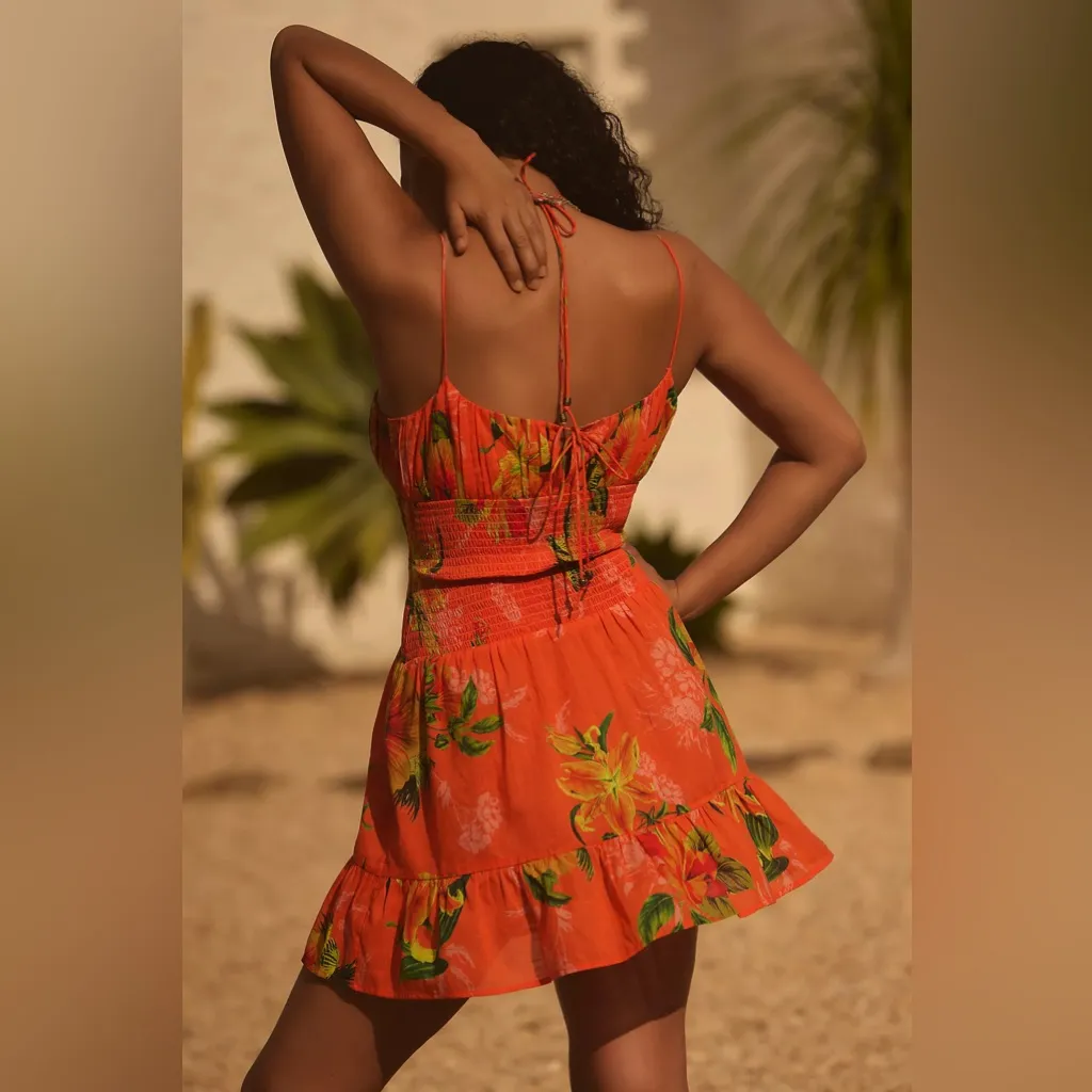 The Josephine Smocked Drop-Waist Dress Mini Edition
By Anthropologie NWT summer - Image 3