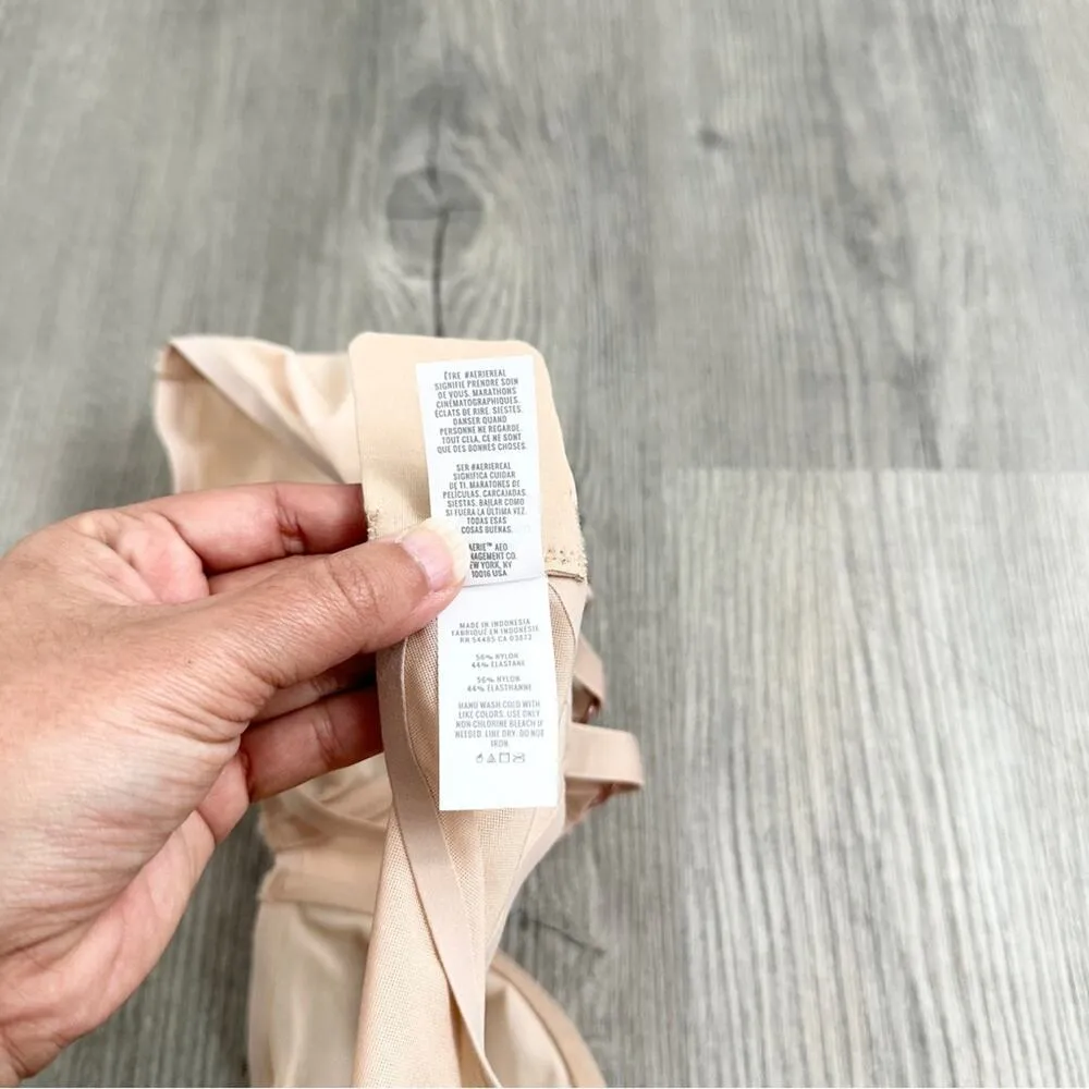 Aerie Smoothez Mesh Balconette Unlined Tan Bra NWT 32B / 34B - Image 8