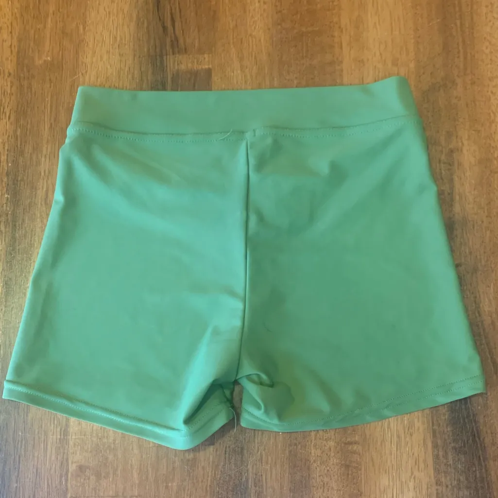 Theatricals Dance Shorts Small Olive Green Women's Athletic V waistband - Image 2