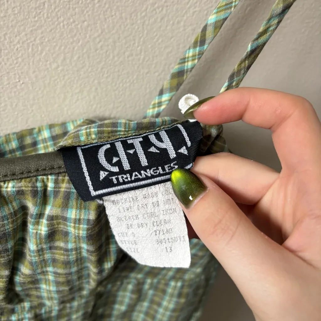 City Triangles Y2K Plaid Mini Dress - Image 3